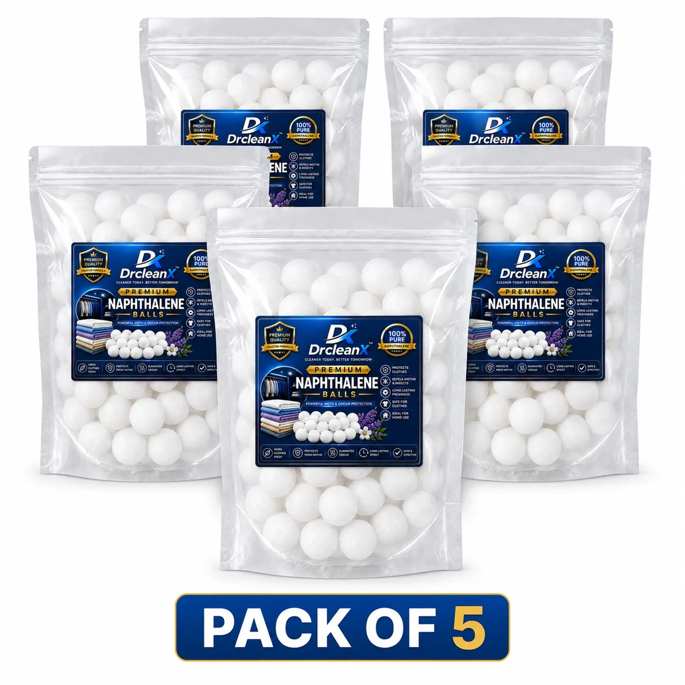 Drcleanx Naphthalene Balls 1 kg